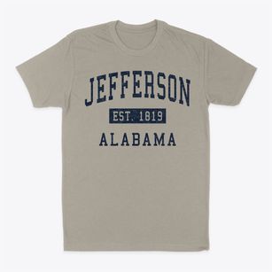 Jefferson Alabama Classic Established Classic Dad T-Shirt