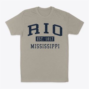Rio Mississippi Classic Established Classic Dad T-Shirt