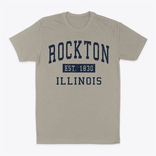 Rockton Illinois Classic Established Classic Dad T-Shirt