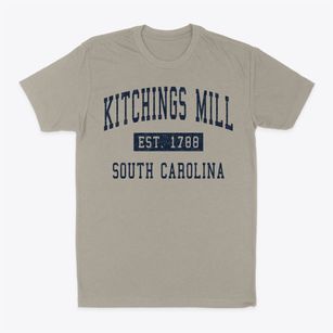 Kitchings Mill South Carolina Classic Established Classic Dad T-Shirt