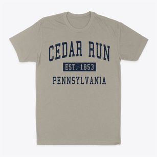 Cedar Run Pennsylvania Classic Established Classic Dad T-Shirt