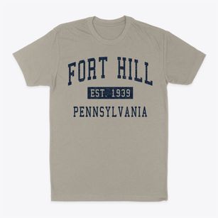 Fort Hill Pennsylvania Classic Established Classic Dad T-Shirt