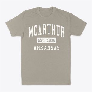 Mcarthur Arkansas Classic Established Classic Dad T-Shirt