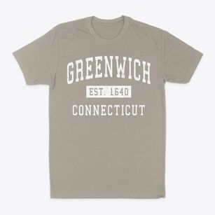 Greenwich Connecticut Classic Established Classic Dad T-Shirt