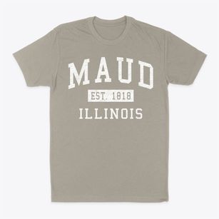Maud Illinois Classic Established Classic Dad T-Shirt