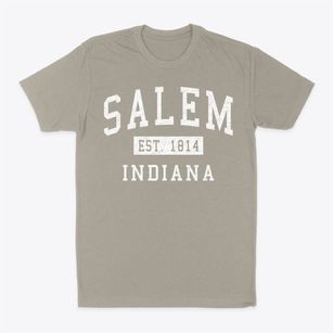 Salem Indiana Classic Established Classic Dad T-Shirt