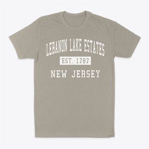 Lebanon Lake Estates New Jersey Classic Established Classic Dad T-Shirt
