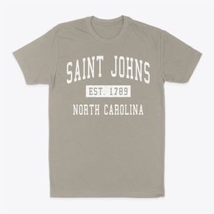 Saint Johns North Carolina Classic Established Classic Dad T-Shirt
