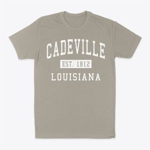 Cadeville Louisiana Classic Established Classic Dad T-Shirt