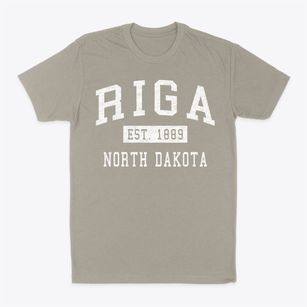 Riga North Dakota Classic Established Classic Dad T-Shirt