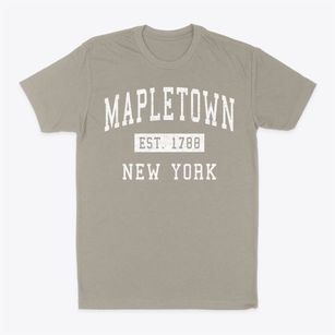 Mapletown New York Classic Established Classic Dad T-Shirt