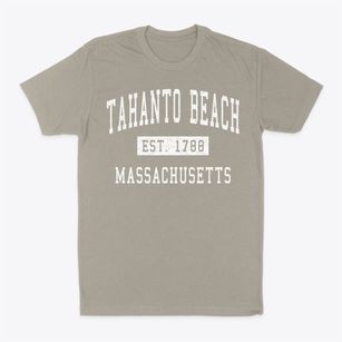 Tahanto Beach Massachusetts Classic Established Classic Dad T-Shirt