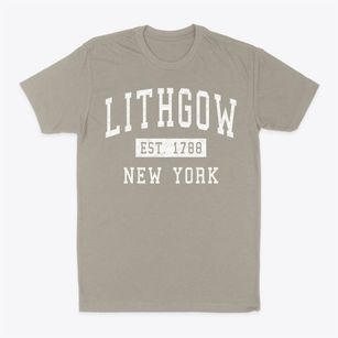 Lithgow New York Classic Established Classic Dad T-Shirt