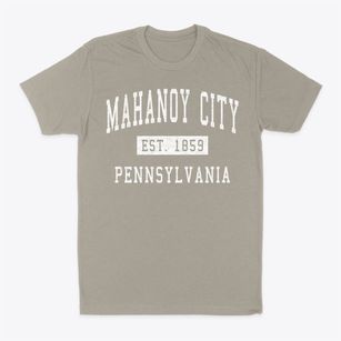 Mahanoy City Pennsylvania Classic Established Classic Dad T-Shirt