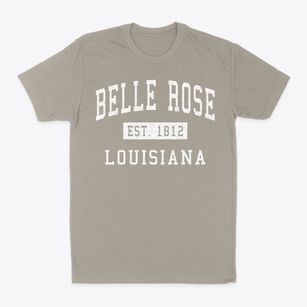 Belle Rose Louisiana Classic Established Classic Dad T-Shirt