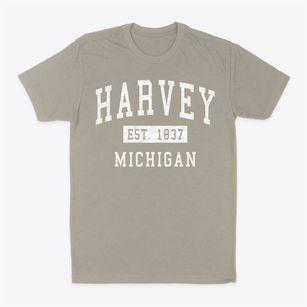 Harvey Michigan Classic Established Classic Dad T-Shirt