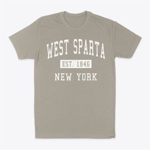 West Sparta New York Classic Established Classic Dad T-Shirt