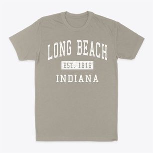 Long Beach Indiana Classic Established Classic Dad T-Shirt