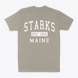 Starks Maine Classic Established Classic Dad T-Shirt