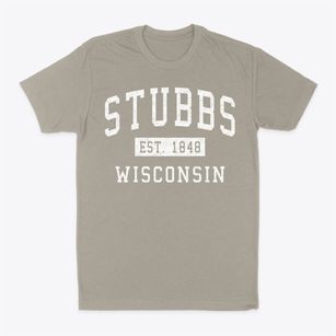Stubbs Wisconsin Classic Established Classic Dad T-Shirt