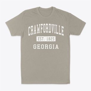 Crawfordville Georgia Classic Established Classic Dad T-Shirt