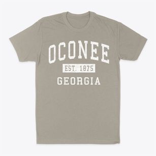 Oconee Georgia Classic Established Classic Dad T-Shirt