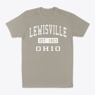 Lewisville Ohio Classic Established Classic Dad T-Shirt