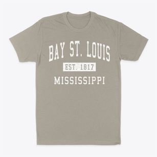 Bay St. Louis Mississippi Classic Established Classic Dad T-Shirt