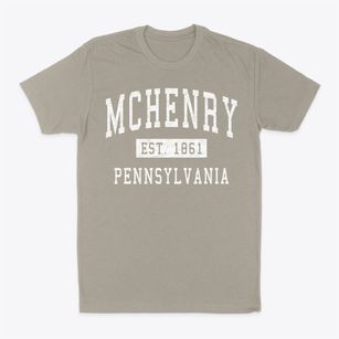 Mchenry Pennsylvania Classic Established Classic Dad T-Shirt