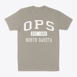 Ops North Dakota Classic Established Classic Dad T-Shirt