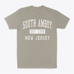 South Amboy New Jersey Classic Established Classic Dad T-Shirt