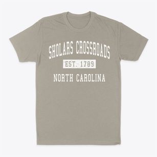 Sholars Crossroads North Carolina Classic Established Classic Dad T-Shirt