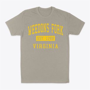 Weedons Fork Virginia Classic Established Classic Dad T-Shirt
