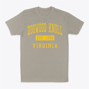 Dogwood Knoll Virginia Classic Established Classic Dad T-Shirt