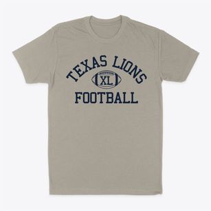 Texas Lions Homeschool Classic Football Classic Dad T-Shirt