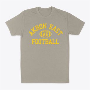 Akron East High School Classic Football Classic Dad T-Shirt
