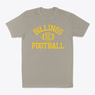 Billings High School Classic Football Classic Dad T-Shirt