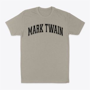 Mark Twain Elementary School Varsity Arch Classic Dad T-Shirt