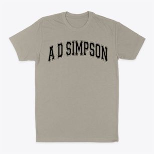 A D Simpson School Varsity Arch Classic Dad T-Shirt
