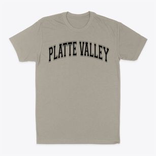 Platte Valley District 8 School Varsity Arch Classic Dad T-Shirt
