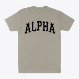 Alpha Elementary School Varsity Arch Classic Dad T-Shirt