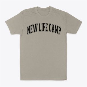 New Life Camp Varsity Arch Classic Dad T-Shirt