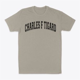 Charles F Tigard Elementary School Varsity Arch Classic Dad T-Shirt