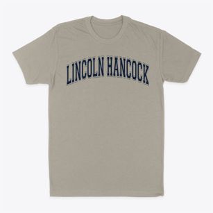 Lincoln Hancock Community School Varsity Arch Classic Dad T-Shirt