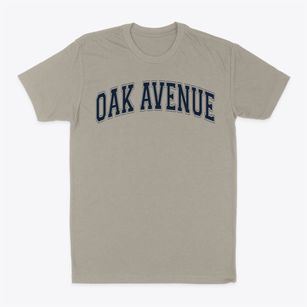 Oak Avenue Elementary School Varsity Arch Classic Dad T-Shirt