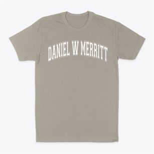 Daniel W Merritt Elementary School Varsity Arch Classic Dad T-Shirt