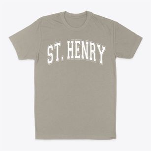 Saint Henry Elementary School Varsity Arch Classic Dad T-Shirt