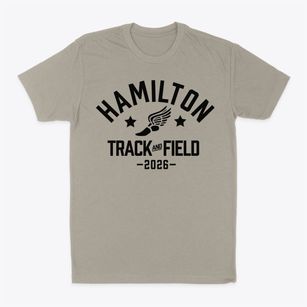 Hamilton Elementary School Track and Field Classic Dad T-Shirt