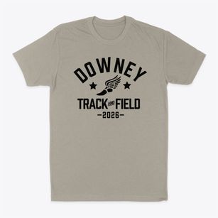 Downey High School Track and Field Classic Dad T-Shirt