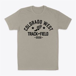 Colorado West Christian School Track and Field Classic Dad T-Shirt